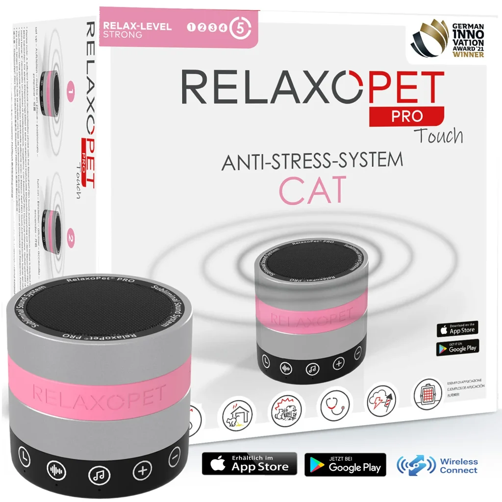 Dispozitiv pentru relaxarea pisicilor cu frecvențe sonore și Bluetooth – Relaxopet PRO Touch Kat - imagine 1