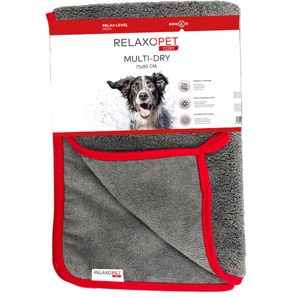 Prosop din microfibră pentru câini, 75 x 90 cm – Relaxopet Cosy Multi-Dry Original - imagine 1