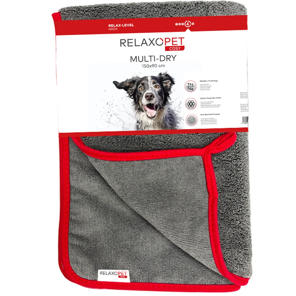 Prosop din microfibră pentru câini, 150 x 90 cm – Relaxopet Cosy Multi-Dry XL - imagine 1