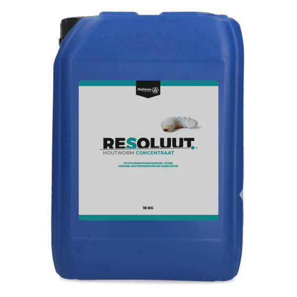 Concentrat împotriva cariilor lemnului, diluabil în apă, 10 kg – Concentrat Resoluut împotriva cariilor lemnului