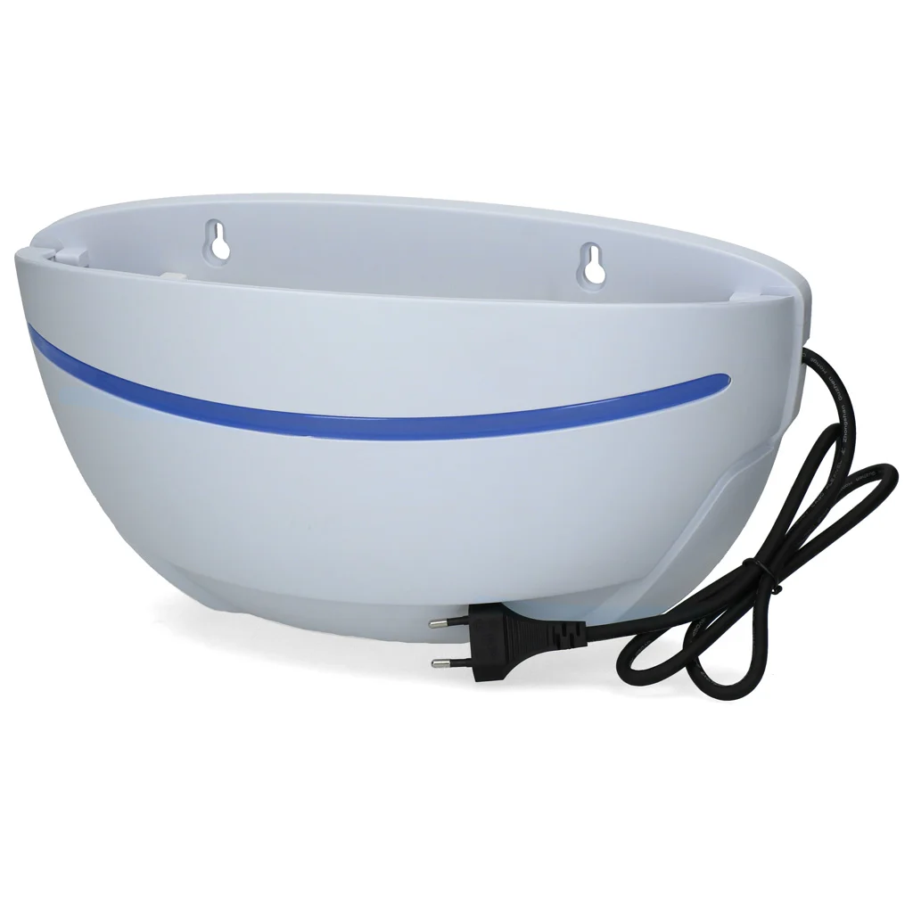 Lampă antiinsecte cu placă adezivă, pentru montare pe perete, 37,5 x 19,5 x 14 cm – Resoluut Uplight - imagine 1