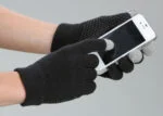 Mănușă de echitație Magic Touch Neagră cu aderență, mărime unică - imagine 2
