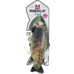 Pește de jucărie în mișcare, păstrăv, cu madnip, 30 cm – Robocat Fish