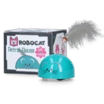 Șoricel de jucărie cu senzor de mișcare și madnip, petrol – Robocat Mouse