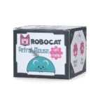 Șoricel de jucărie cu senzor de mișcare și madnip, petrol – Robocat Mouse - imagine 3
