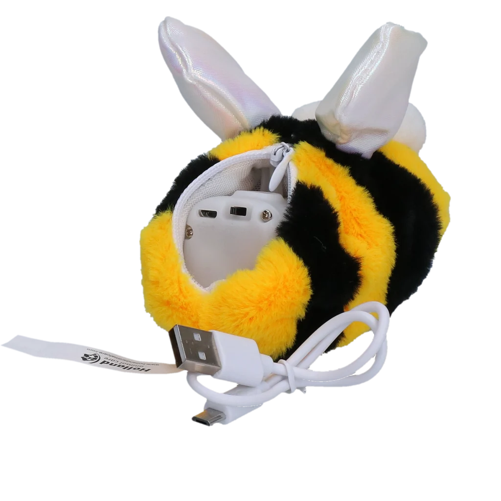 Jucărie interactivă pentru pisici, cu sunete și madnip – Robocat Bij - imagine 3