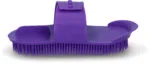 Curry comb din plastic flexibil 180 x 90 mm, mov – Vplast Original - imagine 2