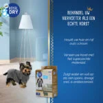 Halat pentru câini din microfibră XS, lungimea spatelui 30 până la 35 cm – Royal Dry - imagine 4