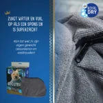 Sac de uscare pentru câini din microfibră S, lungime a spatelui 40 cm – Royal Dry Doggy Bag - imagine 4