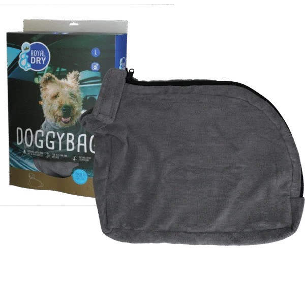 Sac de uscare pentru câini din microfibră L, lungimea spatelui 75 cm – Royal Dry Doggy Bag