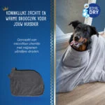 Sac de uscare pentru câini din microfibră L, lungimea spatelui 75 cm – Royal Dry Doggy Bag - imagine 5
