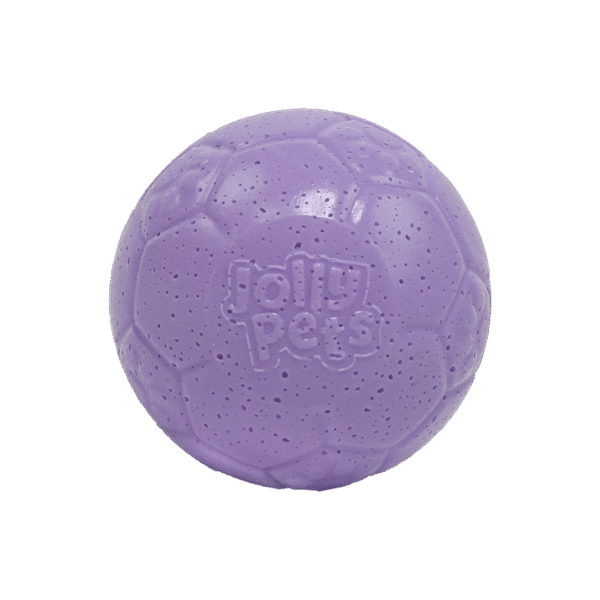 Minge de fotbal pentru câini, mov deschis, 7,5 cm – Jolly Pets Mini Soccer Ball