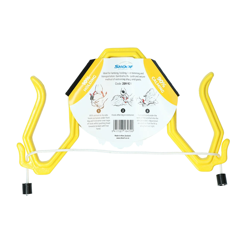 Dispozitiv de contenție pentru oi din policarbonat, 22,5 cm – Shoof Gambrel Restrainer L - imagine 3