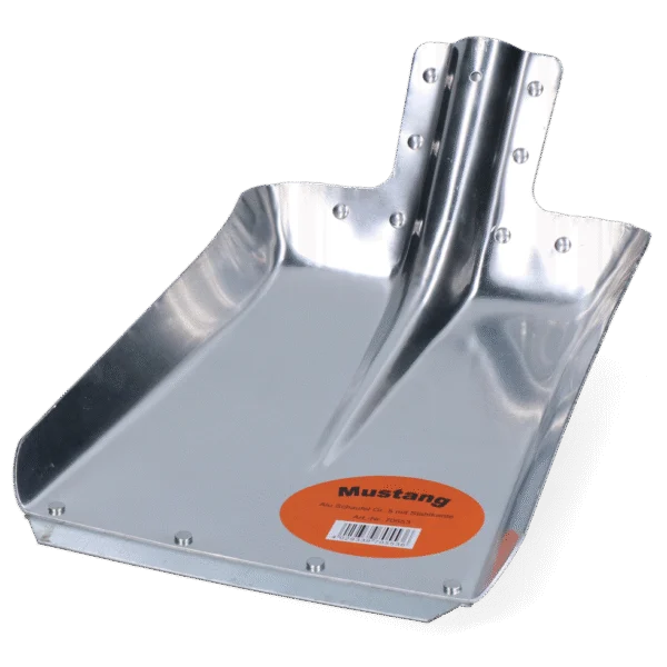 Lopată din aluminiu cu bandă de uzură din oțel, lățime 27 cm, fără coadă – Mustang