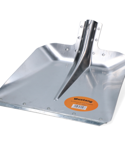 Lopată din aluminiu cu muchie de uzură din oțel, lățime de 38 cm, fără coadă – Mustang