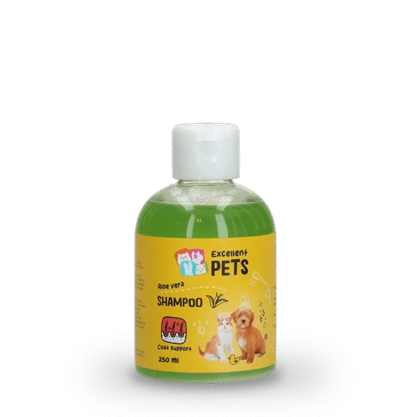 Șampon pentru câini cu Aloe Vera pentru piele sensibilă, 250 ml – Excellent Pets Shampoo Aloe Vera