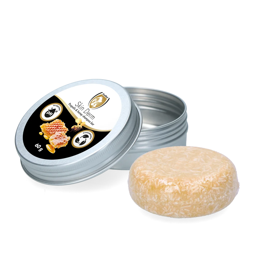 Șampon solid cu propolis și miere, 60 g – Excellent Skin Derm Propolis Shampoo bar - imagine 1