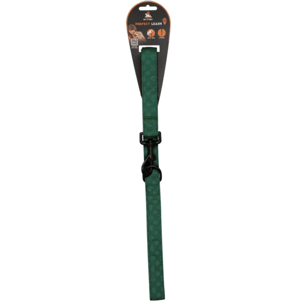 Lesă pentru câini cu inel D, 120 cm, verde – Spotted! Pro Perfect Leash