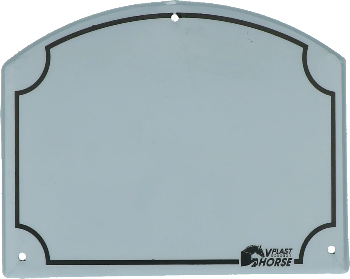 Panou de scris din plastic pentru grajd, 11 x 13 cm – Vplast - imagine 1