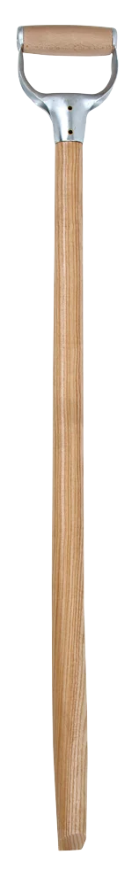 Coadă din lemn pentru lopată, cu mâner D, 95 cm, 35 mm - imagine 1