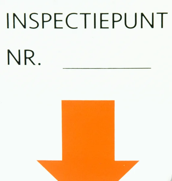 Autocolante pentru puncte de inspecție din vinil hidrofug, 5 x 9 cm, 100 bucăți – Hofman Pest Control Inspectiepunt