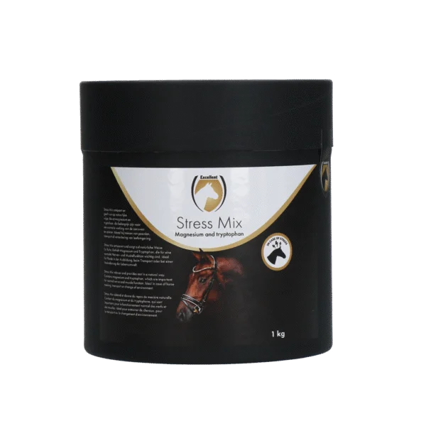 Supliment antistres pentru cai cu L-triptofan și magneziu, 1 kg – Excellent Horse No Stress Mix