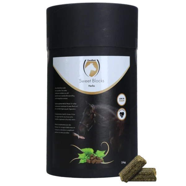 Recompense pentru cai cu ierburi, 3 kg – Excellent Horse Sweet Blocks Herbs