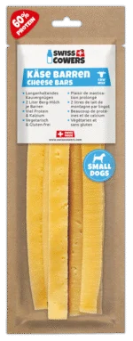Baton de brânză pentru câini, fără lactoză – SwissCowers Cheese Bars Original S