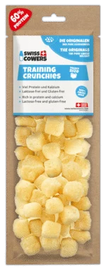 Recompense de dresaj pentru câini, din brânză, 30 de recompense – SwissCowers Cheese Crunchies Training Original