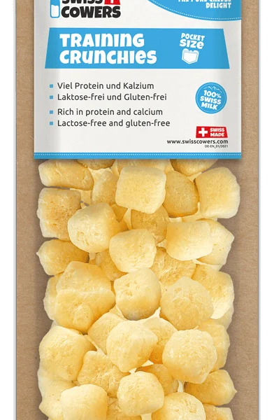 Recompense de dresaj pentru câini, din brânză, 30 de recompense – SwissCowers Cheese Crunchies Training Original