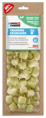 Gustări pentru dresajul câinilor din brânză cu ceai verde, 30 de recompense – SwissCowers Cheese Crunchies Training Energy Plus