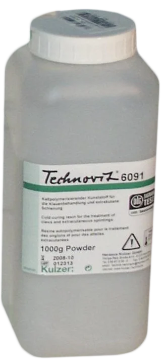 Pudră pentru blocuri de ongloane, 1 kg – Kulzer Technovit 6091 - imagine 1