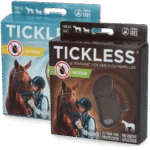 Dispozitiv cu ultrasunete pentru alungarea căpușelor la cai, bej – Tickless Horse - imagine 4