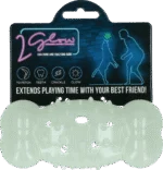 Jucărie în formă de os pentru câini, luminoasă – 2 Glow Cracking & Tracking Bone