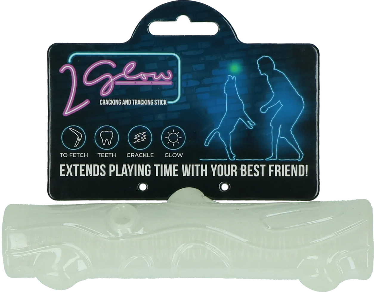 TWOG0002.png Băț de joacă luminos pentru câini – 2 Glow Cracking & Tracking Stick - imagine 1