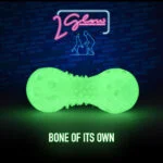 Os de joacă luminos pentru câini – 2 Glow Bone of it's Own - imagine 3
