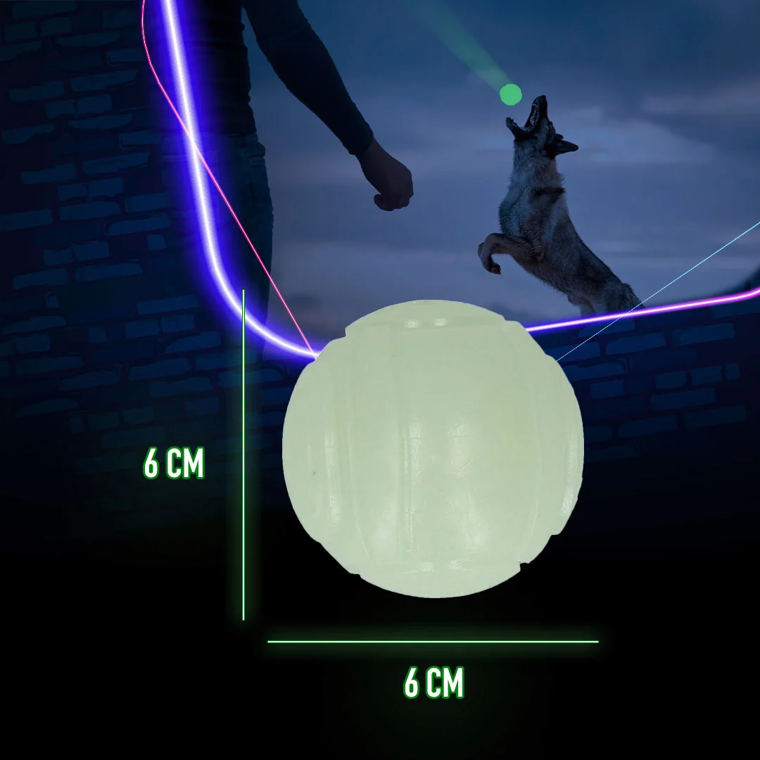 Jucărie pentru câini care luminează în întuneric – 2 Glow Fetch & Play - imagine 6