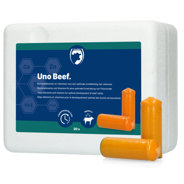 Bolus mineral pentru bovine de carne, 20 x 112 g – Excellent Uno Vleesvee