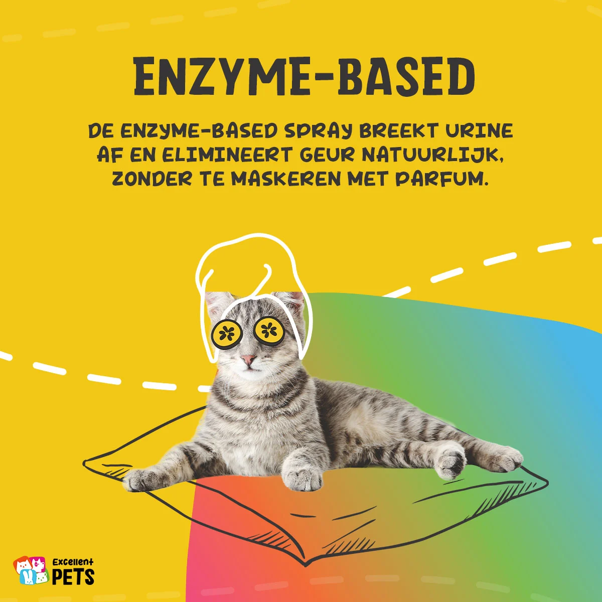 Spray pentru pete și miros de urină 250 ml – Excellent Pets Urine Control Spray - imagine 6