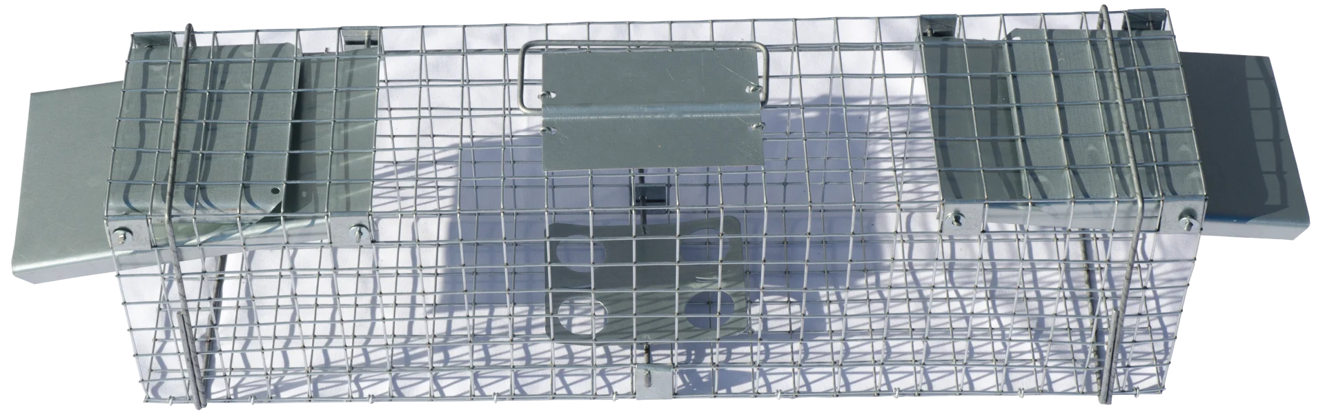 Capcană tip tunel din oțel galvanizat pentru jderi și șobolani, 65 x 17 x 20 cm – Hofman Pest Control - imagine 1