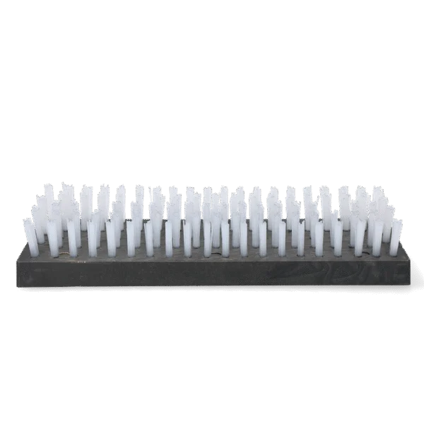 Perie pentru viței cu peri din nailon, albă, 45 x 15 cm