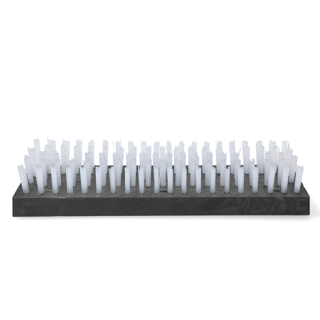 Perie pentru viței cu peri din nailon, albă, 45 x 15 cm - imagine 1