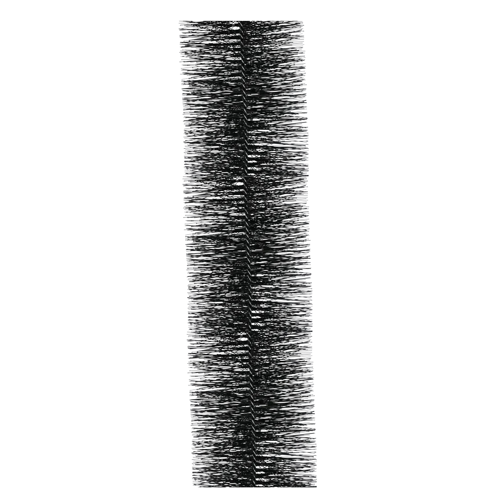 Perie de protecție pentru țigle, 1 m, Ø 200 mm – VentiStrip VentiBrush - imagine 1