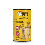 Pudră suplimentară pentru câini și pisici cu vitamina E și seleniu, 250 g – Excellent Pets Vitamin E+