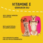 Pudră suplimentară pentru câini și pisici cu vitamina E și seleniu, 250 g – Excellent Pets Vitamin E+ - imagine 6