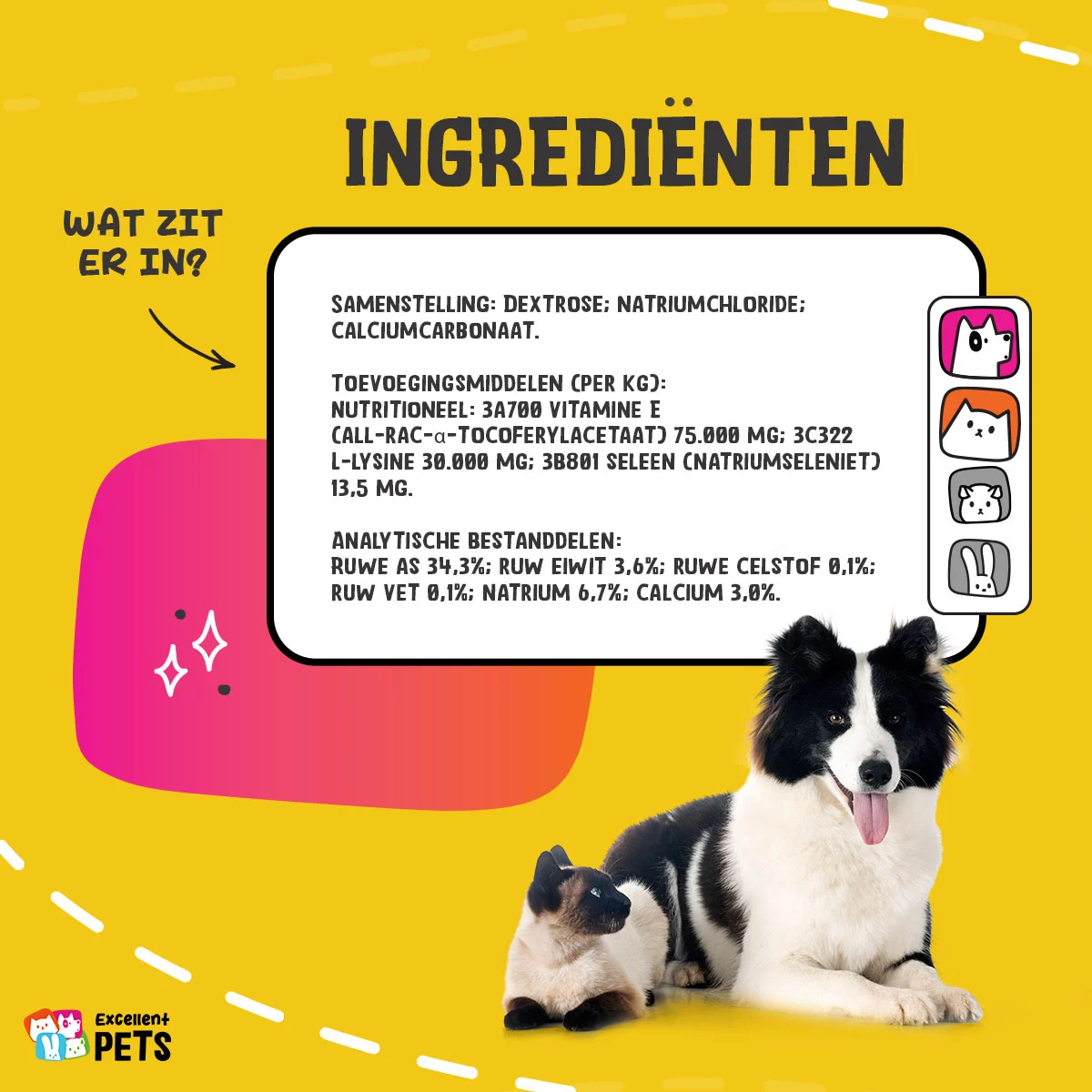 Pudră suplimentară pentru câini și pisici cu vitamina E și seleniu, 250 g – Excellent Pets Vitamin E+ - imagine 4