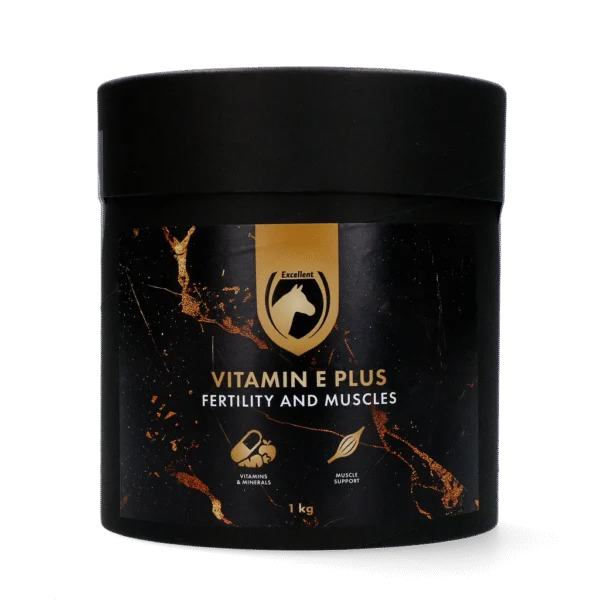 Supliment cu vitamina E pentru cai, cu lizină și seleniu, 1 kg – Excellent Horse Vitamin E Plus