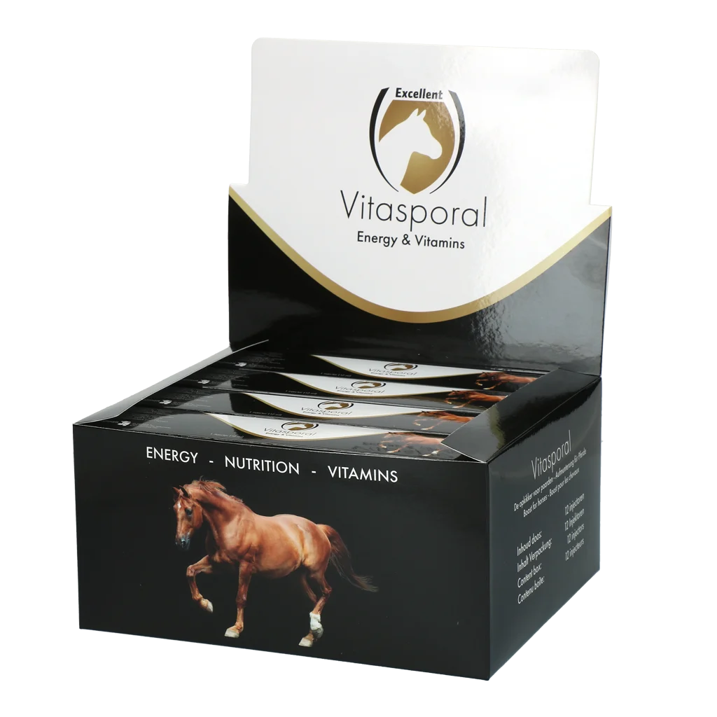 Supliment energetic pentru cai cu vitaminele A și D, 12 ml – Excellent Horse Vitasporal - imagine 2