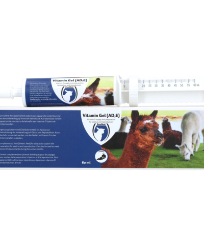 Gel cu vitaminele A, D3 și E pentru alpaca, 60 ml – Excellent Vitamine Gel