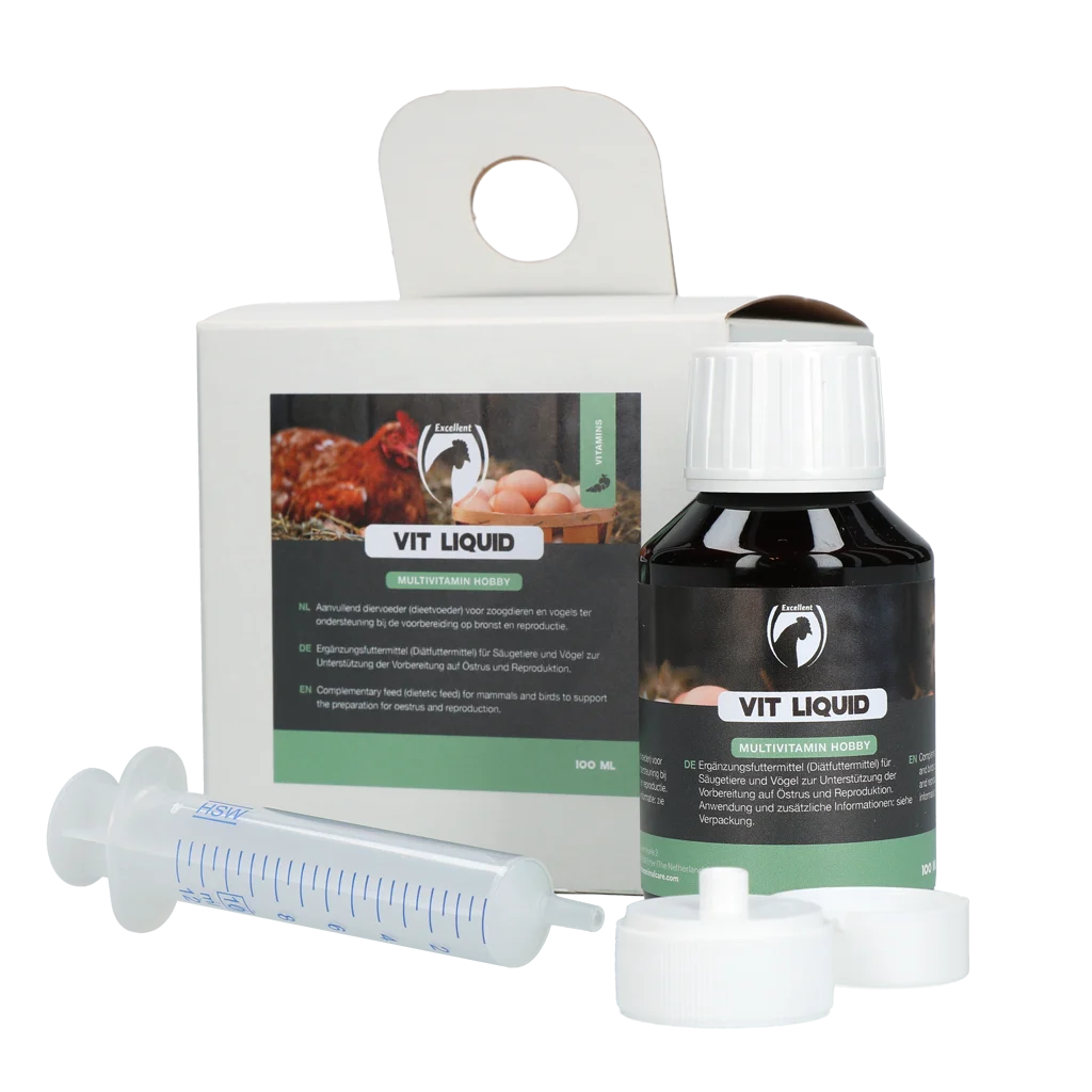 Multivitamine lichide pentru găini, 100 ml – Excellent Vit Liquid Multivitamine Hobby - imagine 1
